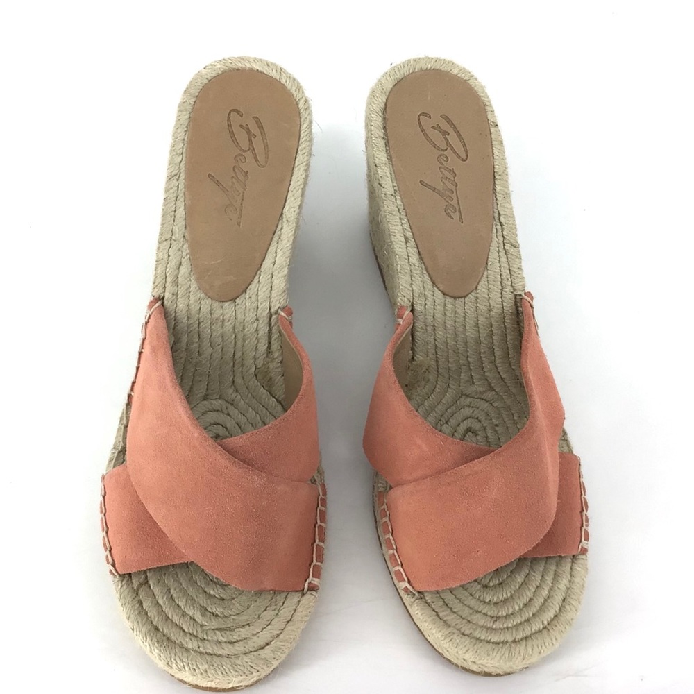 NEW Bettye Muller Hanna Coral Espadrille Wedge - Picture 4 of 6